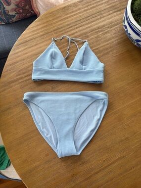 H&M Light Blue Bikini Set size 6